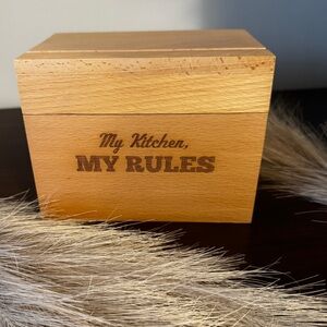Cake Boss Recipe Card Box & Stand
